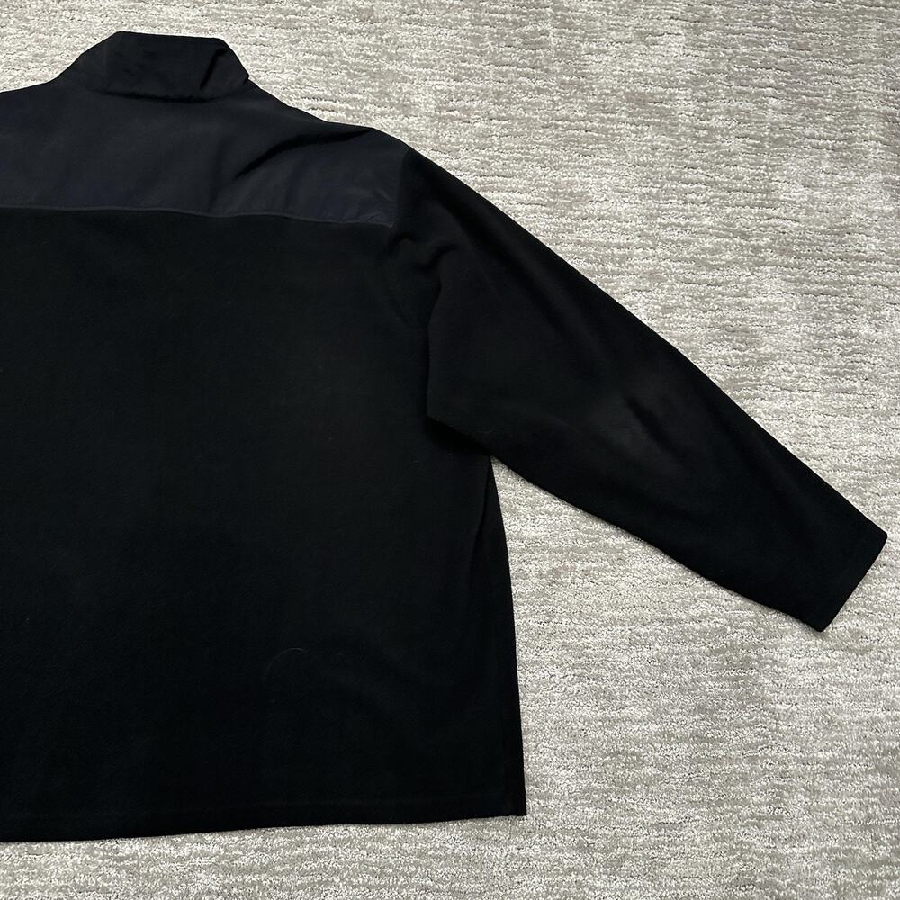 Ariat Sweatshirt Mens 2XL Black Basis 2.0 1/4 Zip Fleece Pullover Mock Neck - Picture 4 of 14